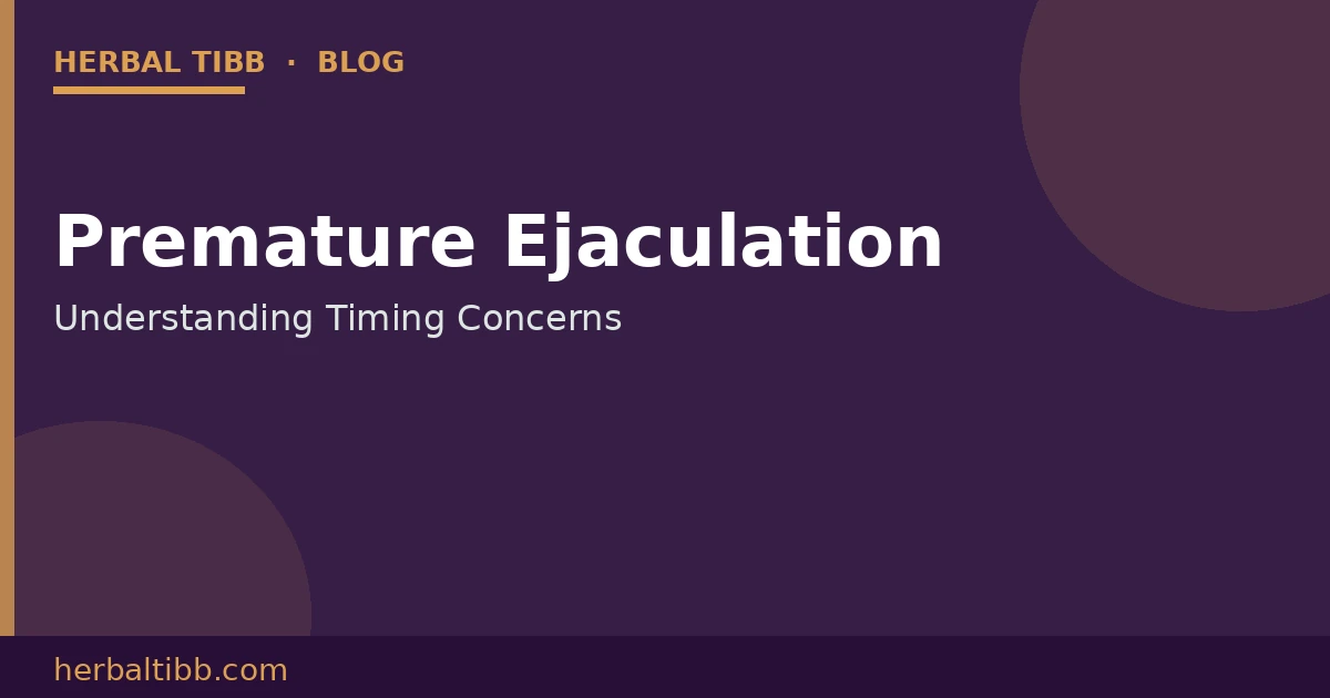 Premature Ejaculation – Understanding and Options